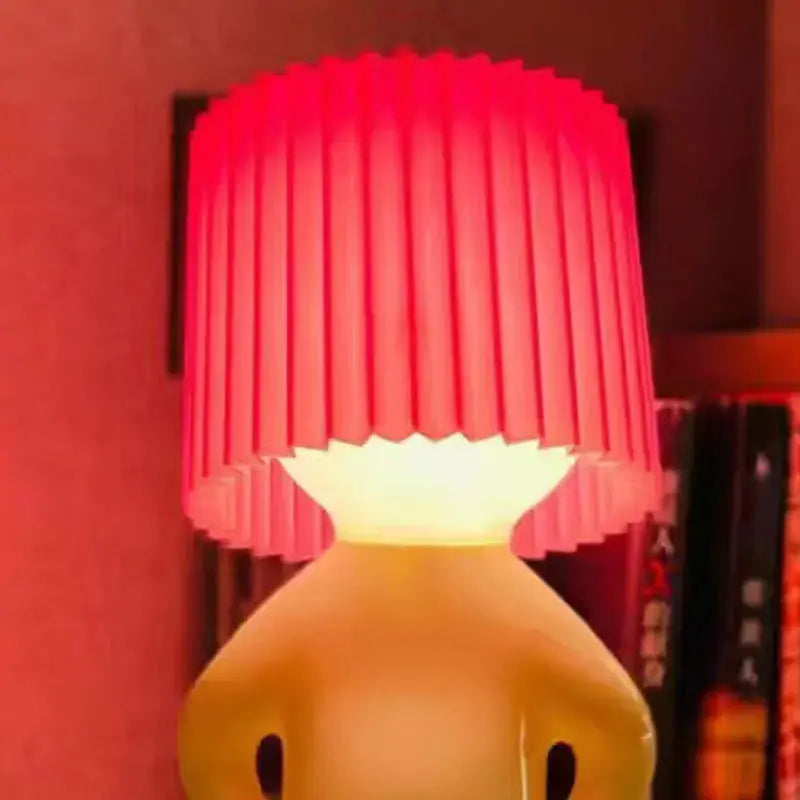 Lampe de chevet - Créative (Design Humain Timide, LED Intégrée, Décoration Intérieure) Lampadia