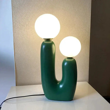 Lampe de chevet Double Tête - Design Moderne, Abat-Jour en Verre, Base en Résine, LED G9, 10W, 90-260V Lampadia