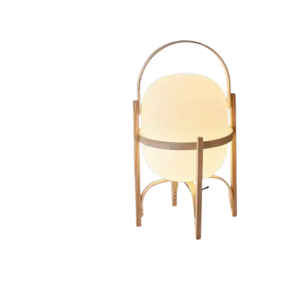 Lampe de chevet - Japonaise E27 en bois - Style minimaliste Lampadia