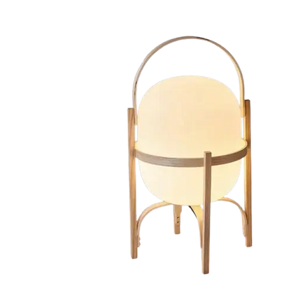 Lampe de chevet - Japonaise E27 en bois - Style minimaliste Lampadia