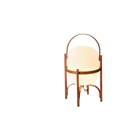Lampe de chevet - Japonaise E27 en bois - Style minimaliste Lampadia
