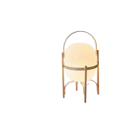 Lampe de chevet - Japonaise E27 en bois - Style minimaliste Lampadia