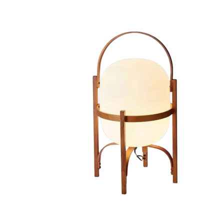 Lampe de chevet - Japonaise E27 en bois - Style minimaliste Lampadia