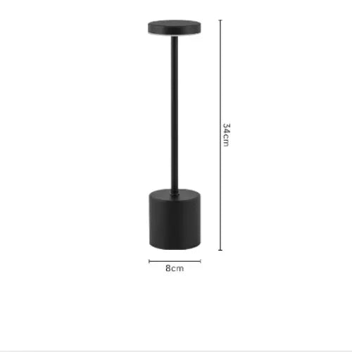 Lampe de chevet LED - Tactile, 3 Températures, Intensité Variable, Design Minimaliste, Portable, Acrylique & Métal Lampadia