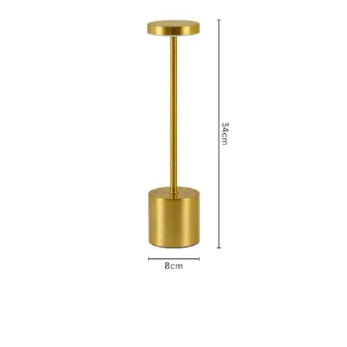 Lampe de chevet LED - Tactile, 3 Températures, Intensité Variable, Design Minimaliste, Portable, Acrylique & Métal Lampadia