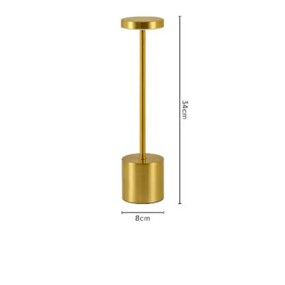 Lampe de chevet LED - Tactile, 3 Températures, Intensité Variable, Design Minimaliste, Portable, Acrylique & Métal Lampadia