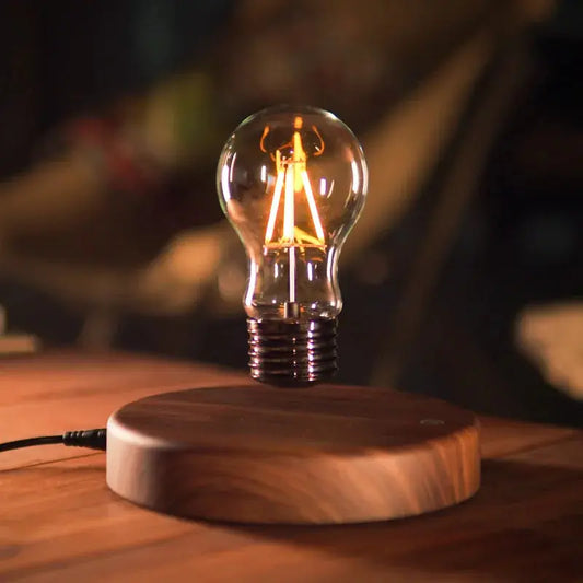 Lampe de chevet - Lévitation Magnétique - Ampoule Flottante LED, Veilleuse, Décoration Intérieure, Cadeau Créatif Lampadia