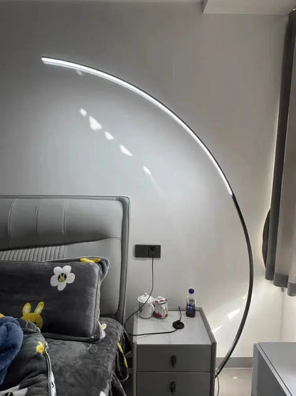 Lampe de chevet - Lampadaire Arc LED Moderne - Intensité Variable, Aluminium, 31-40W, 90-260V Lampadia
