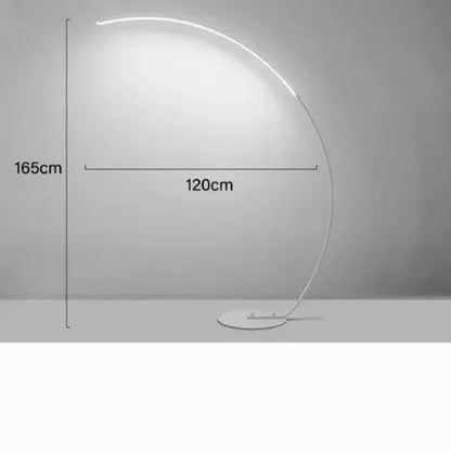 Lampe de chevet - Lampadaire Arc LED Moderne - Intensité Variable, Aluminium, 31-40W, 90-260V Lampadia