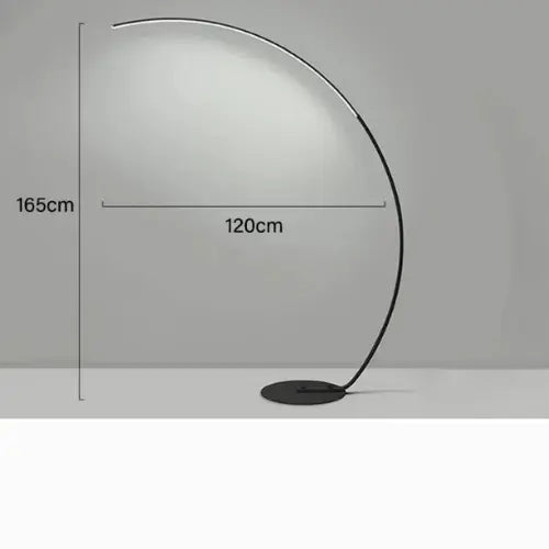 Lampe de chevet - Lampadaire Arc LED Moderne - Intensité Variable, Aluminium, 31-40W, 90-260V Lampadia