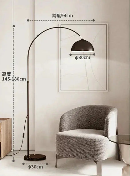 Lampe de chevet - Lampadaire Arc Moderne - Métal, E27, 11-15W, 220V, Multi-Couleurs Lampadia