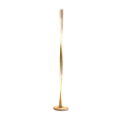 Lampe de chevet - Lampadaire LED Double Spirale - Style Art Déco Nordique, 16-20W, 90-260V, Fer & Acrylique Lampadia