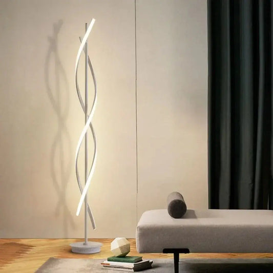 Lampe de chevet - Lampadaire LED Minimaliste Créatif Design Géométrique Ligne, Tactile Lampadia