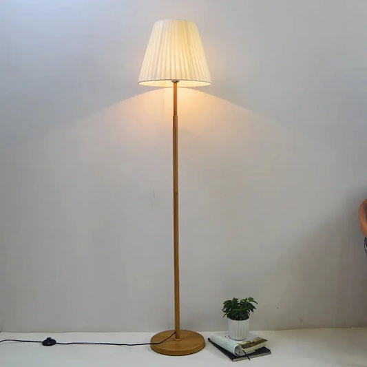 Lampe de chevet - Lampadaire LED Moderne (Abat-jour Plissé, Style Européen) Lampadia