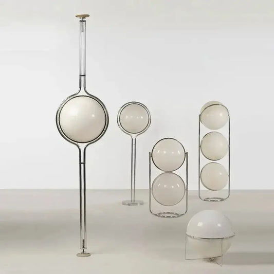 Lampe de chevet - Lampadaire Lightmanka (Design Pierre Garrault, Sphères Acryliques, Style Art Déco, Tactile) Lampadia