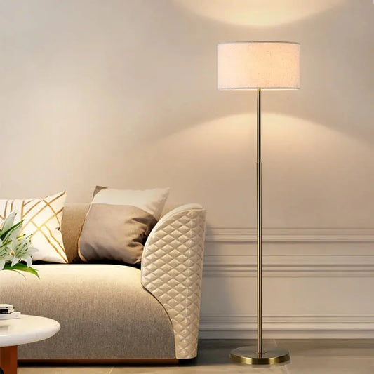Lampe de chevet - Lampadaire Moderne - Abat-jour en Tissu, Base en Fer, E27, 41-50W, 90-260V Lampadia