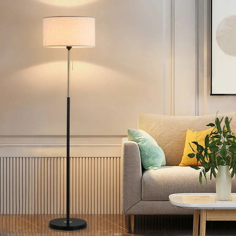 Lampe de chevet - Lampadaire Moderne - Abat-jour en Tissu, Base en Fer, E27, 41-50W, 90-260V Lampadia