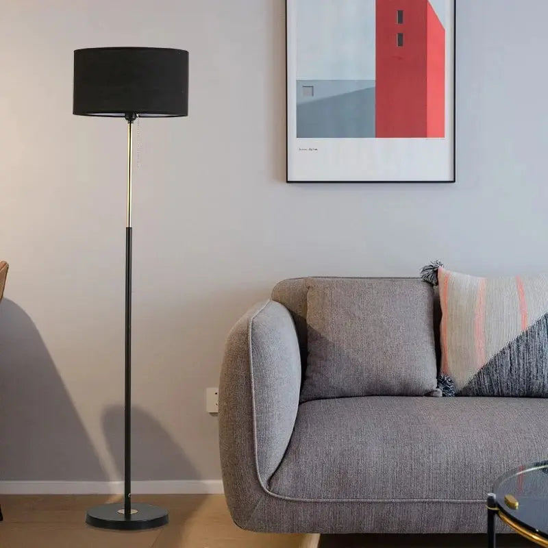 Lampe de chevet - Lampadaire Moderne - Abat-jour en Tissu, Base en Fer, E27, 41-50W, 90-260V Lampadia