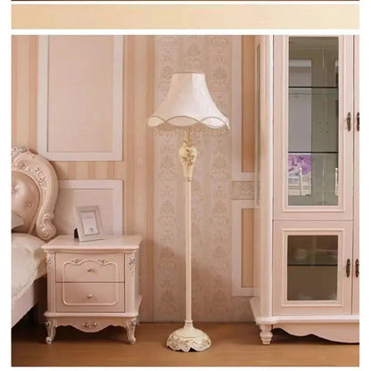 Lampe de chevet - Lampadaire - Style Contemporain, Abat-jour en Tissu Lampadia