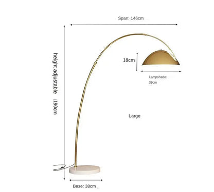Lampe de chevet - Lampadaire arc nordique - Style moderne Lampadia