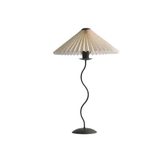 Lampe de chevet - Lampadaire rétro plissé en forme de parapluie - Style moderne Lampadia