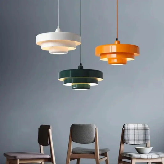 Lampe de chevet - Lustre Suspendu LED Moderne - Style Macaron, Multi-Couleurs, E27 Lampadia