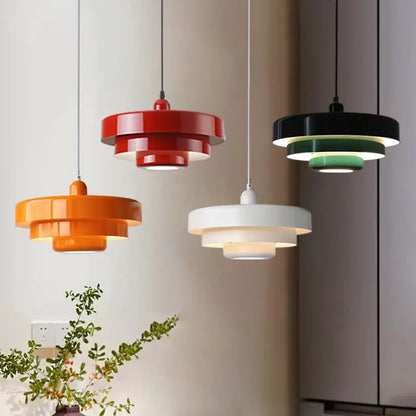 Lampe de chevet - Lustre Suspendu LED Moderne - Style Macaron, Multi-Couleurs, E27 Lampadia
