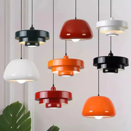 Lampe de chevet - Lustre Suspension LED (Design Danois, Style Nordique, E27, Multi-Couleurs) Lampadia