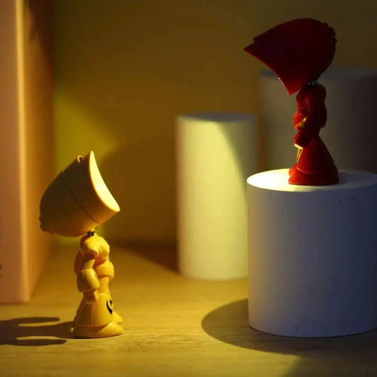 Lampe de chevet - Mini Veilleuse Soldat - LED, Lumière Chaude, Piles Bouton Inclues, Design Cartoon, Décoration de Nuit Lampadia