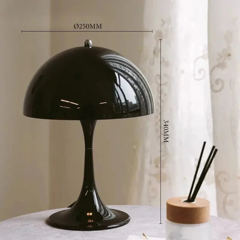 Lampe de chevet - Moderne (Design Panthella, Chrome Poli, LED) Lampadia
