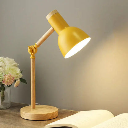 Lampe de chevet - Nordique (Design Créatif, Bois et Métal, E27) Lampadia