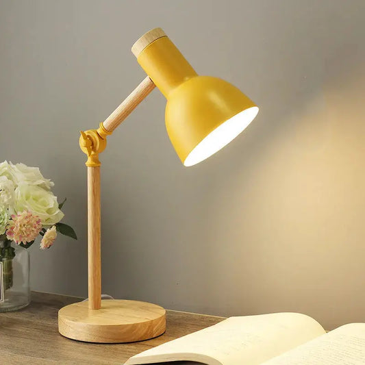 Lampe de chevet - Nordique (Design Créatif, Bois et Métal, E27) Lampadia