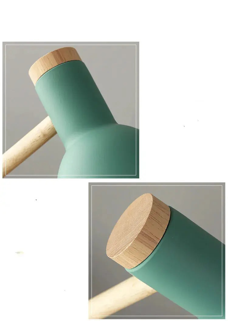 Lampe de chevet - Nordique (Design Créatif, Bois et Métal, E27) Lampadia