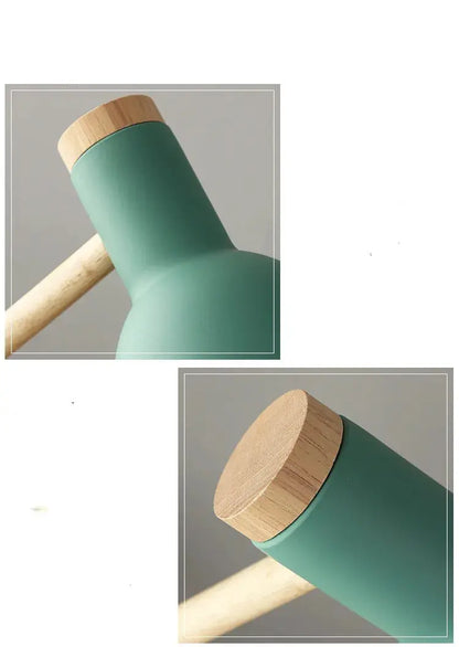 Lampe de chevet - Nordique (Design Créatif, Bois et Métal, E27) Lampadia