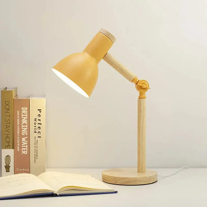 Lampe de chevet - Nordique (Design Créatif, Bois et Métal, E27) Lampadia