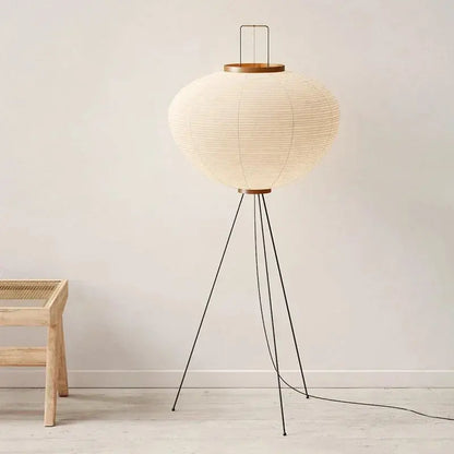 Lampe de chevet - Papier de Riz - Style Wabi Sabi, Vintage Lampa-dia