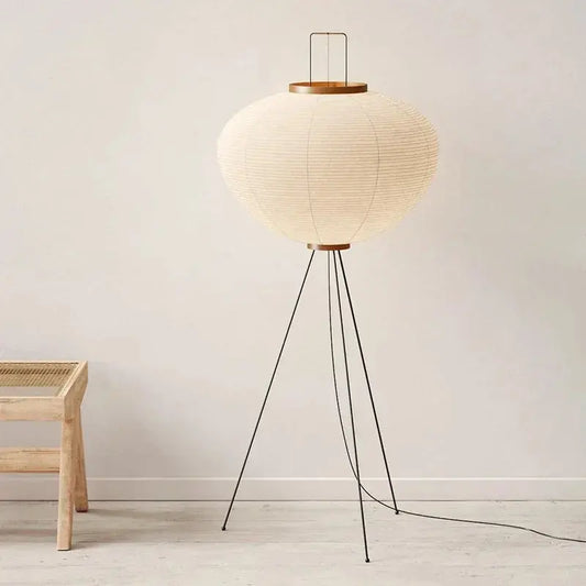 Lampe de chevet - Papier de Riz - Style Wabi Sabi, Vintage Lampa-dia