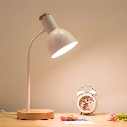 Lampe de chevet - Pliante LED en Bois et Fer - Style Nordique, Protection des Yeux Lampadia