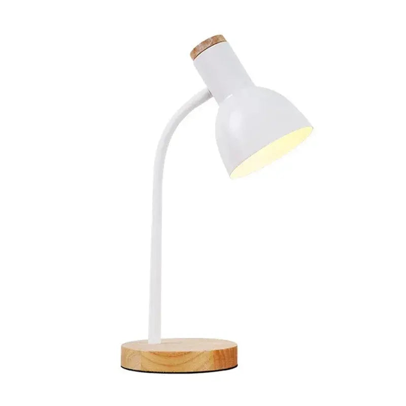 Lampe de chevet - Pliante LED en Bois et Fer - Style Nordique, Protection des Yeux Lampadia