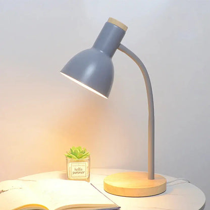 Lampe de chevet - Pliante LED en Bois et Fer - Style Nordique, Protection des Yeux Lampadia
