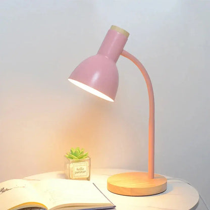 Lampe de chevet - Pliante LED en Bois et Fer - Style Nordique, Protection des Yeux Lampadia
