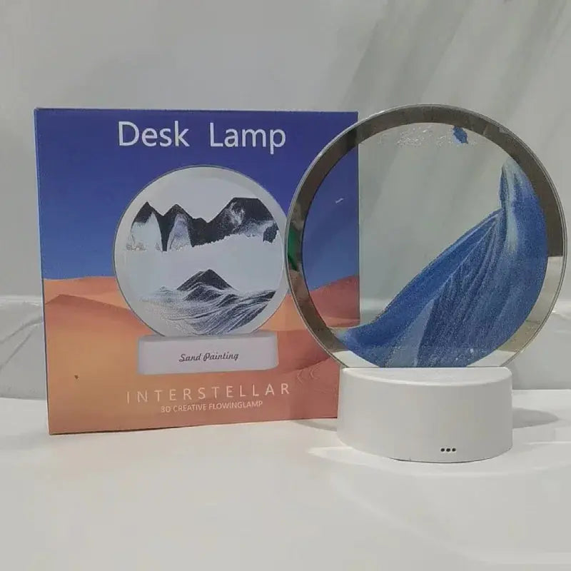 Lampe de chevet - Sable Mouvant LED - Décoration Moderne, Ambiance Lampa-dia
