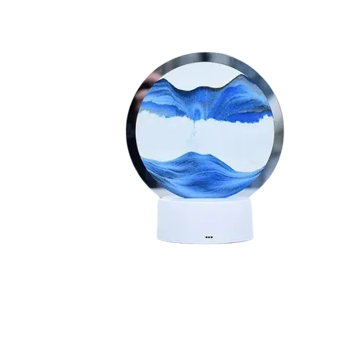 Lampe de chevet - Sable Mouvant LED - Décoration Moderne, Ambiance Lampa-dia