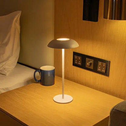 Lampe de chevet - Sans Fil Rechargeable - LED, Tactile, Intensité Variable, 2600mAh, 3000K, 5V Lampadia