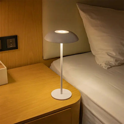 Lampe de chevet - Sans Fil Rechargeable - LED, Tactile, Intensité Variable, 2600mAh, 3000K, 5V Lampadia