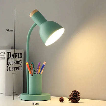 Lampe de chevet - Style Contemporain, Porte-crayon, Support Téléphone Lampadia