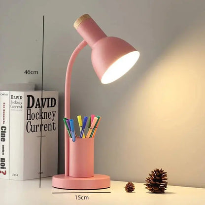 Lampe de chevet - Style Contemporain, Porte-crayon, Support Téléphone Lampadia