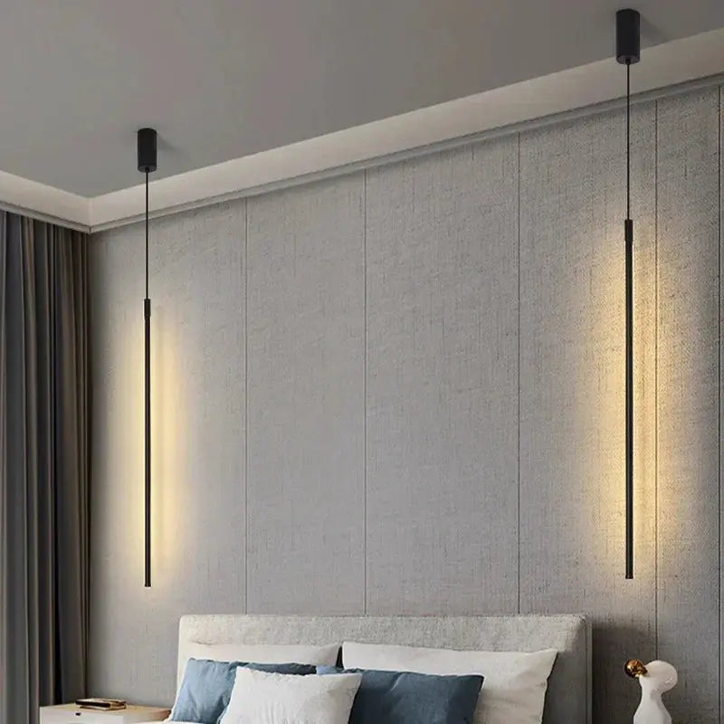 Lampe de chevet - Suspension LED Linéaire Moderne - Minimaliste Lampadia