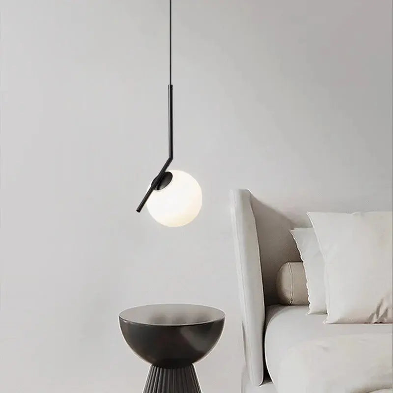 Lampe de chevet - Suspension LED Moderne - Design Géométrique, E27) Lampadia