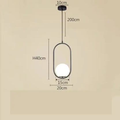 Lampe de chevet - Suspension LED Moderne - Design Géométrique, E27) Lampadia